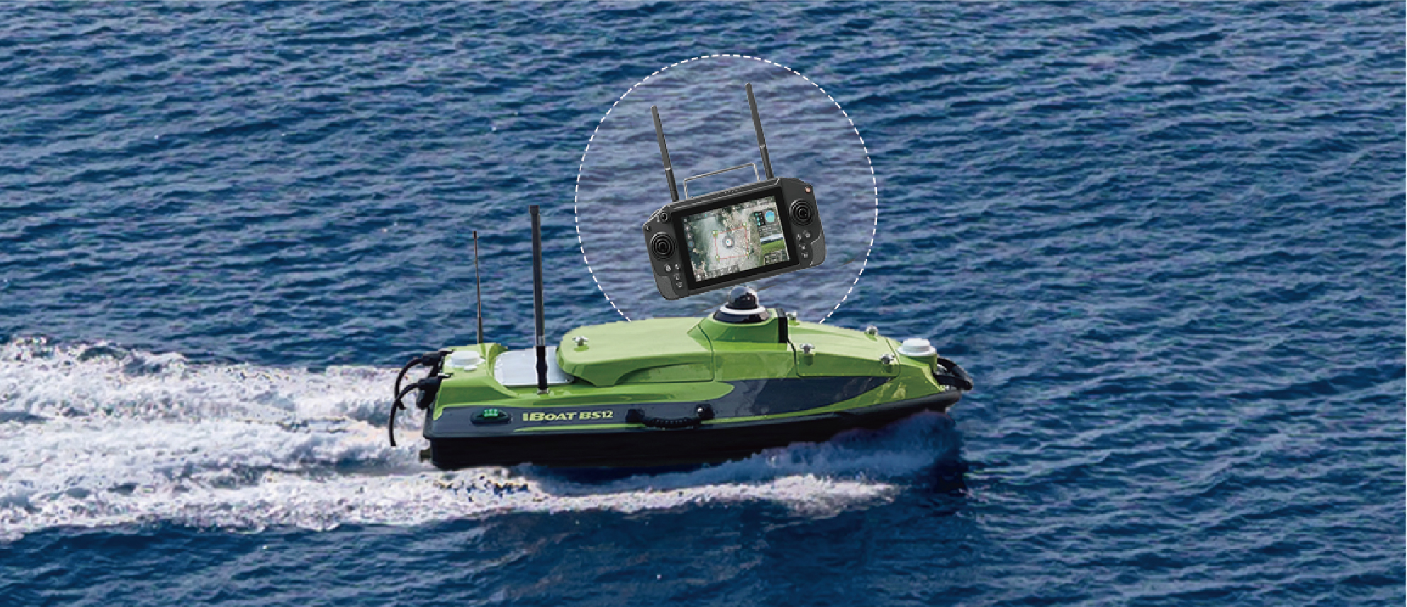 USV multifunción iBoat BS12 con sistema Android